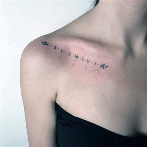 Collarbone Tattoos for Women: Top 110+ Design Ideas